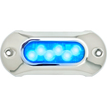 Attwood Marine Light Armor Underwater LED Light - 6 LEDs - Blue 65UW06B-7